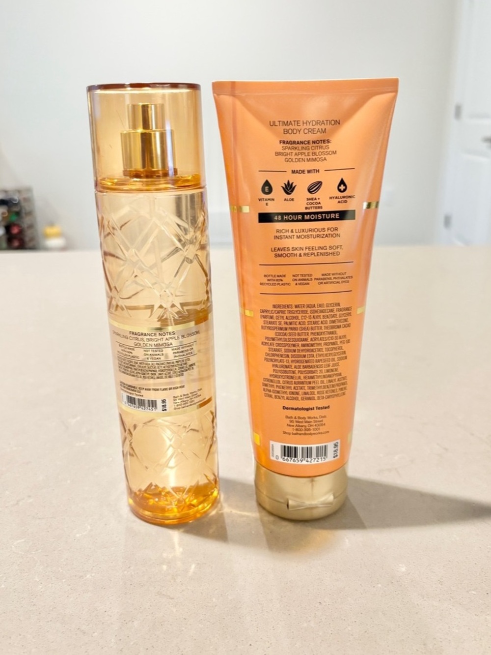 Bath and Body Works Hello Happiness Rare 2 Piece Gift Set - Picture 2 of 2